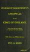 [Gutenberg 50778] • William of Malmesbury's Chronicle of the Kings of England / From the earliest period to the reign of King Stephen